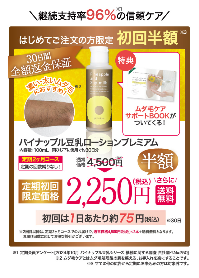 初めての方限定で2,250円