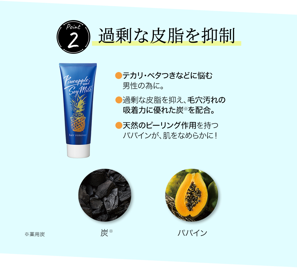 過剰な皮脂を抑制