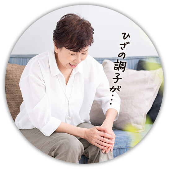 ひざの調子が…