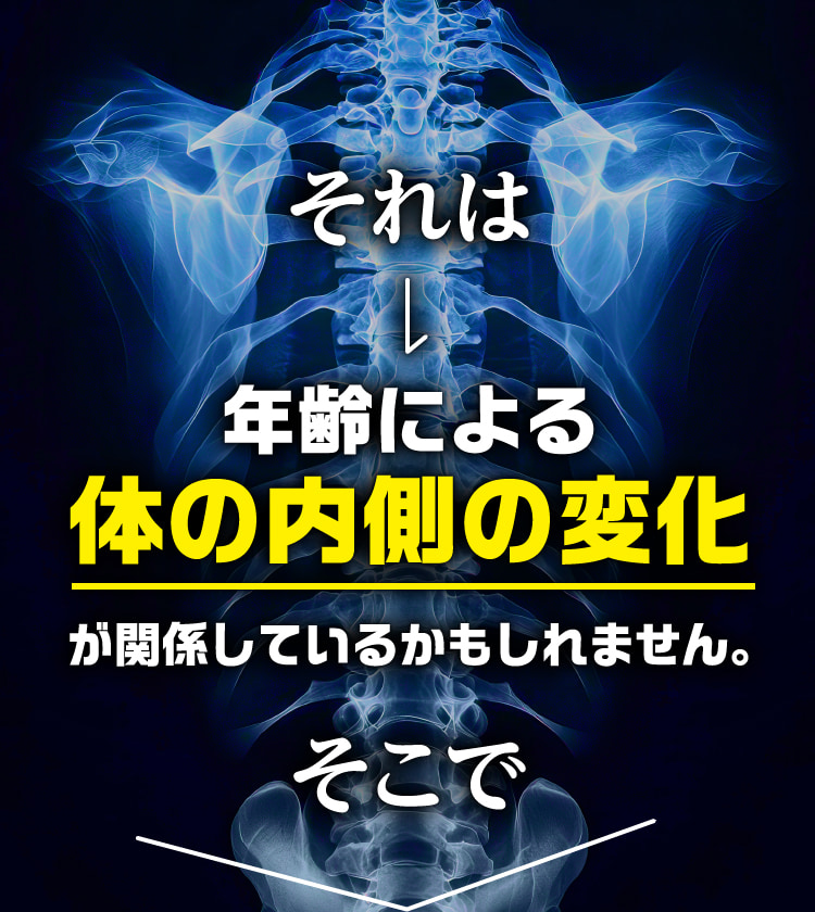 年齢による体の内側の変化