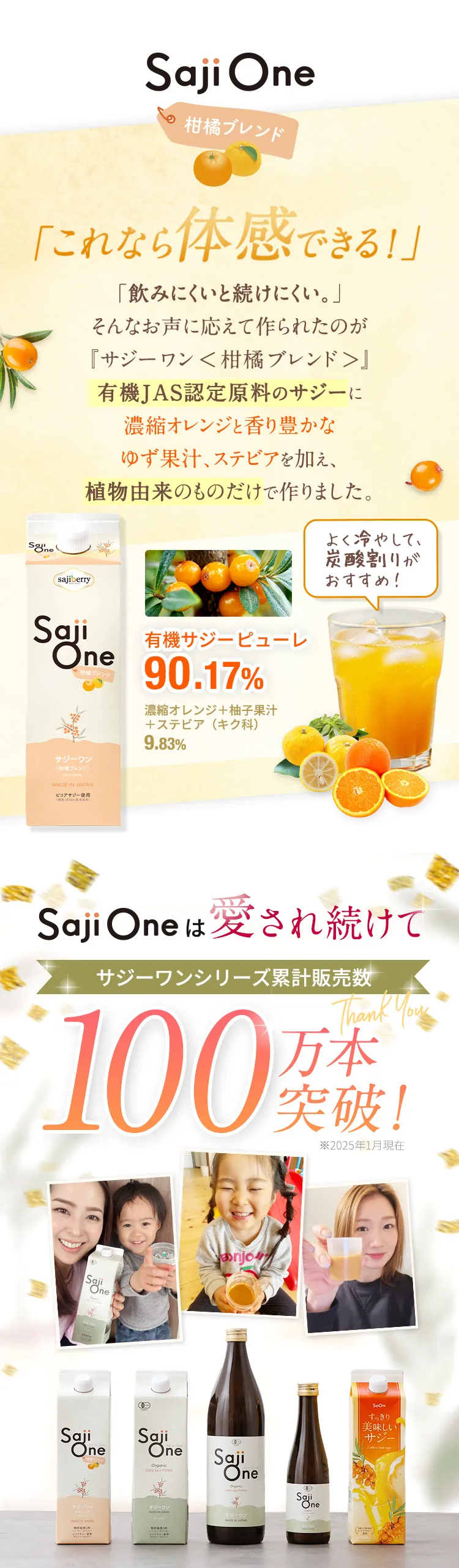 SajiOne 柑橘ブレンドこれなら体感できる