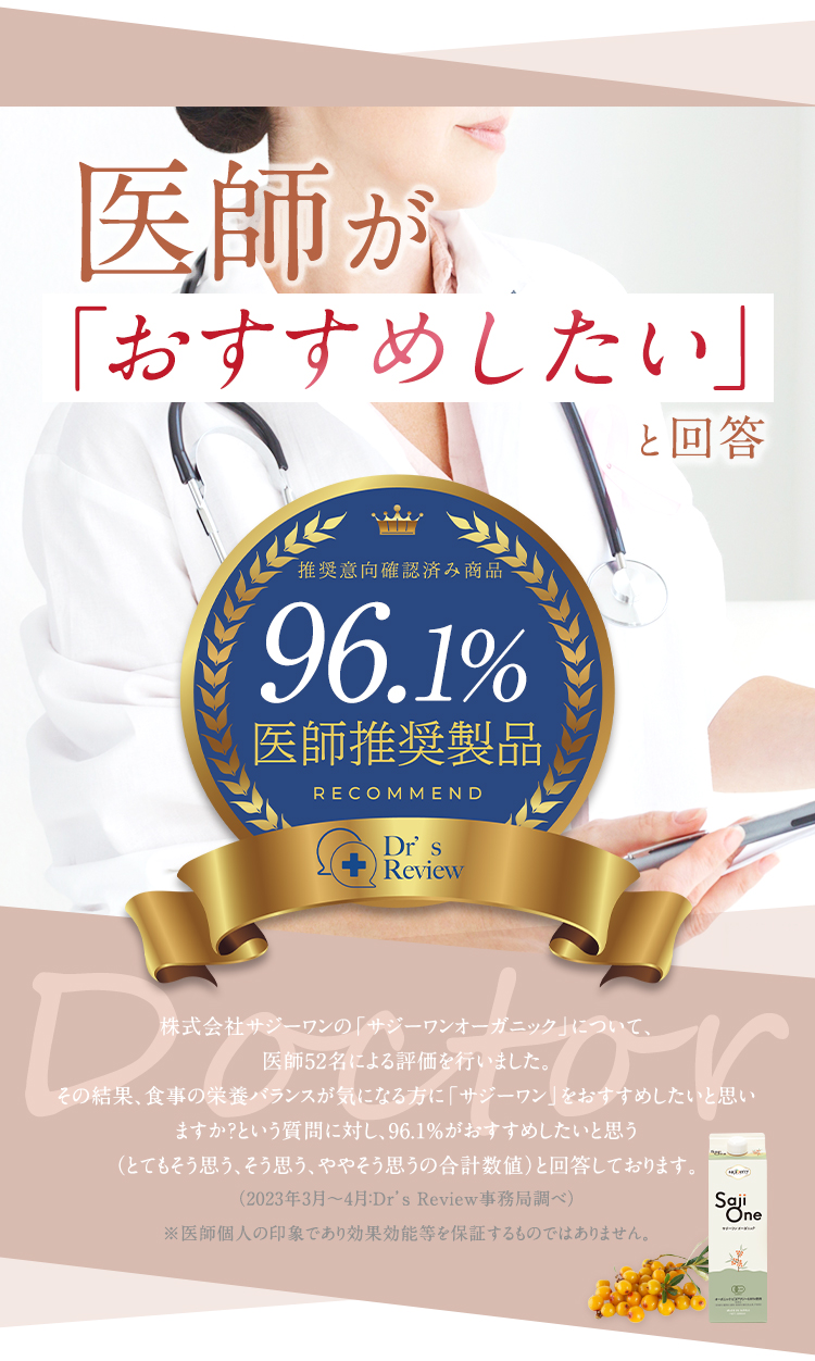 サジージュースサジーワンオーガニック医師推奨