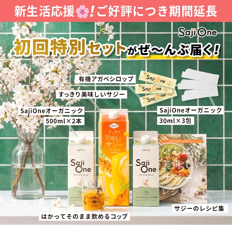 SajiOne初回特別セットがぜ～んぶ届く！