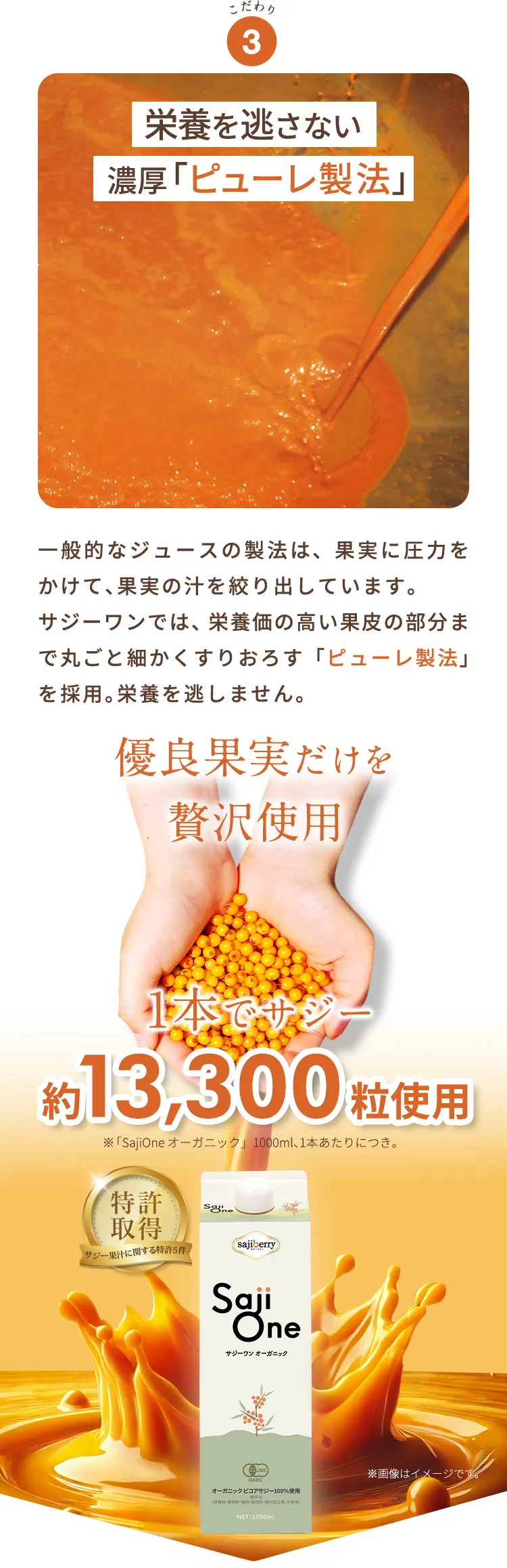 SajiOneオーガニック理由3
