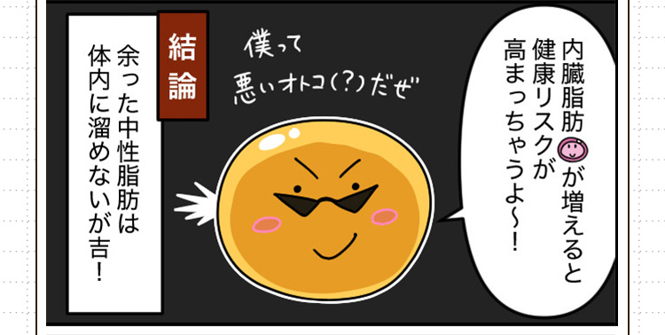 中性脂肪が溜まるしくみ